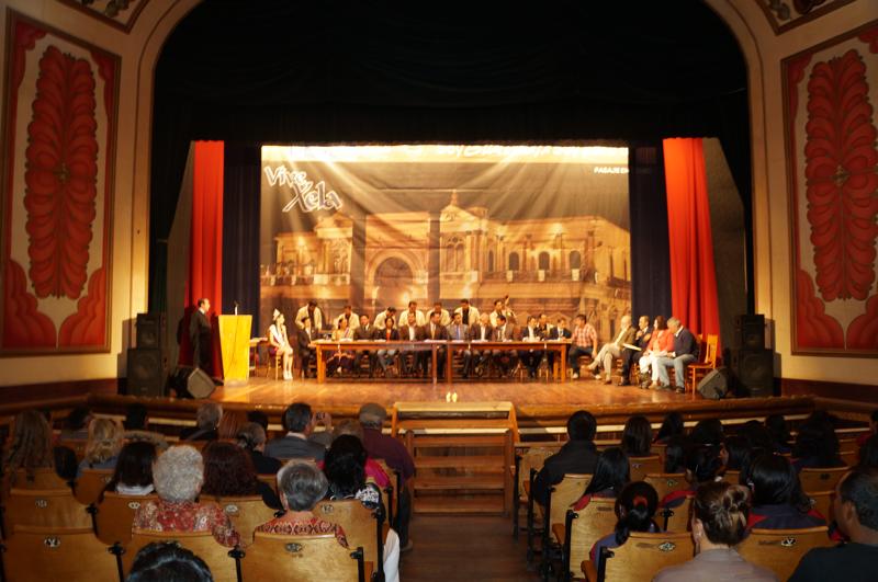Actividad Cilca en el Teatro Municipal de Quetzaltenango.